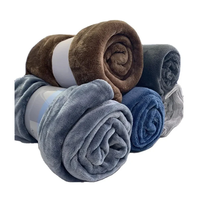 %100 Polyester Mercan Polar Battaniye