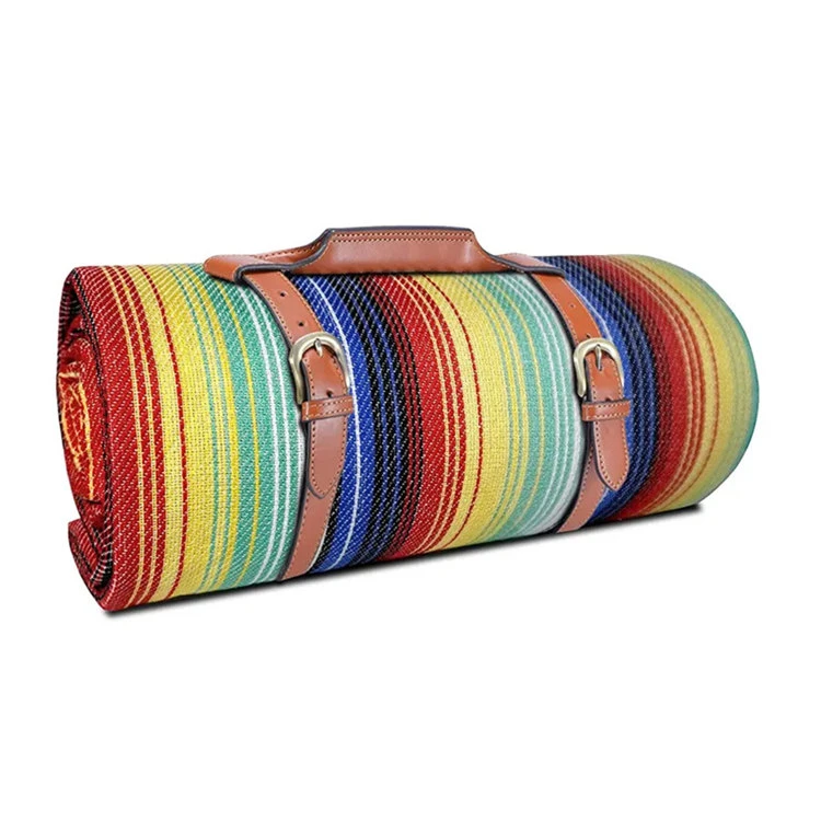 Yüzde 100 Polyester Seyahat Peluş Polar Piknik Battaniyesi