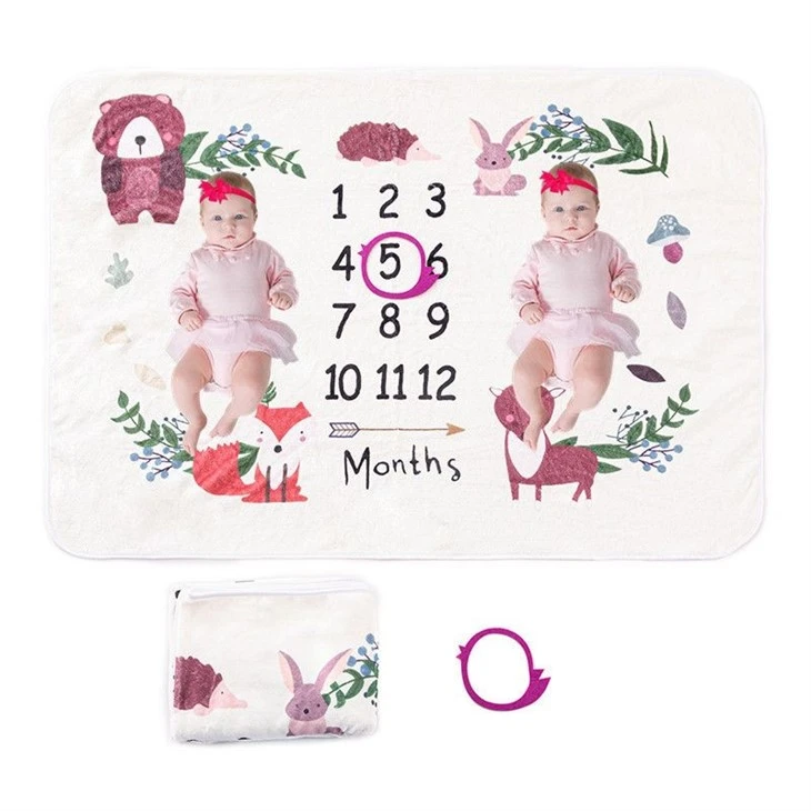 baby milestone blanket