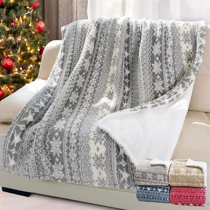 sherpa fleece blanket