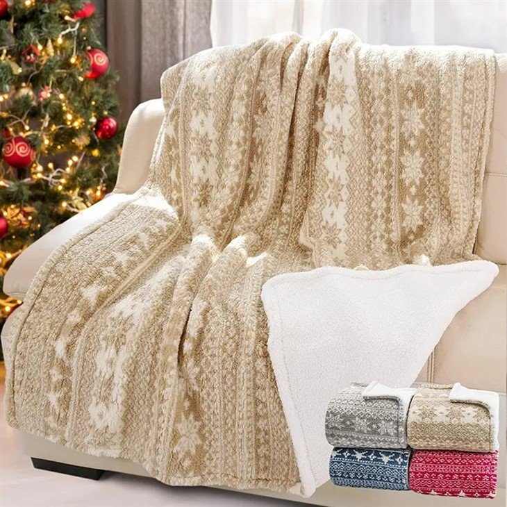 sherpa blanket for bed