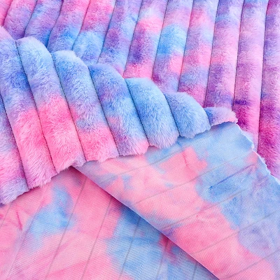 Jacquard Rabbit Faux Fur Fabric
