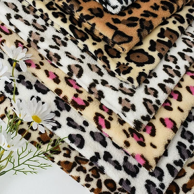 Leopar baskı pazen kumaş