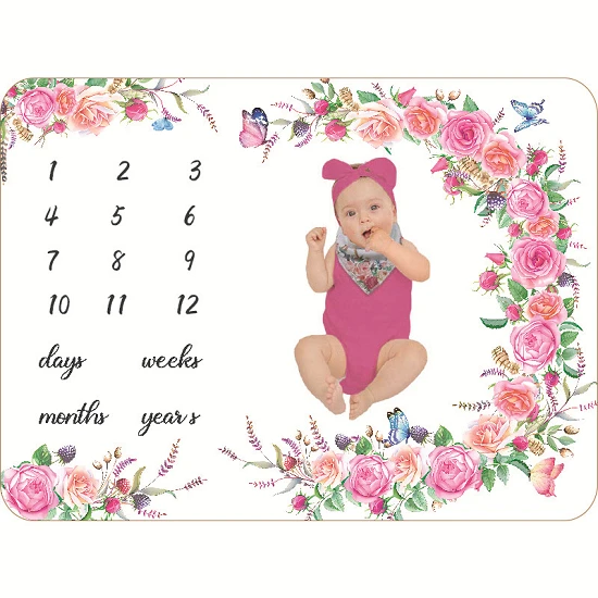 Milestone Flanel Bebek Battaniyesi