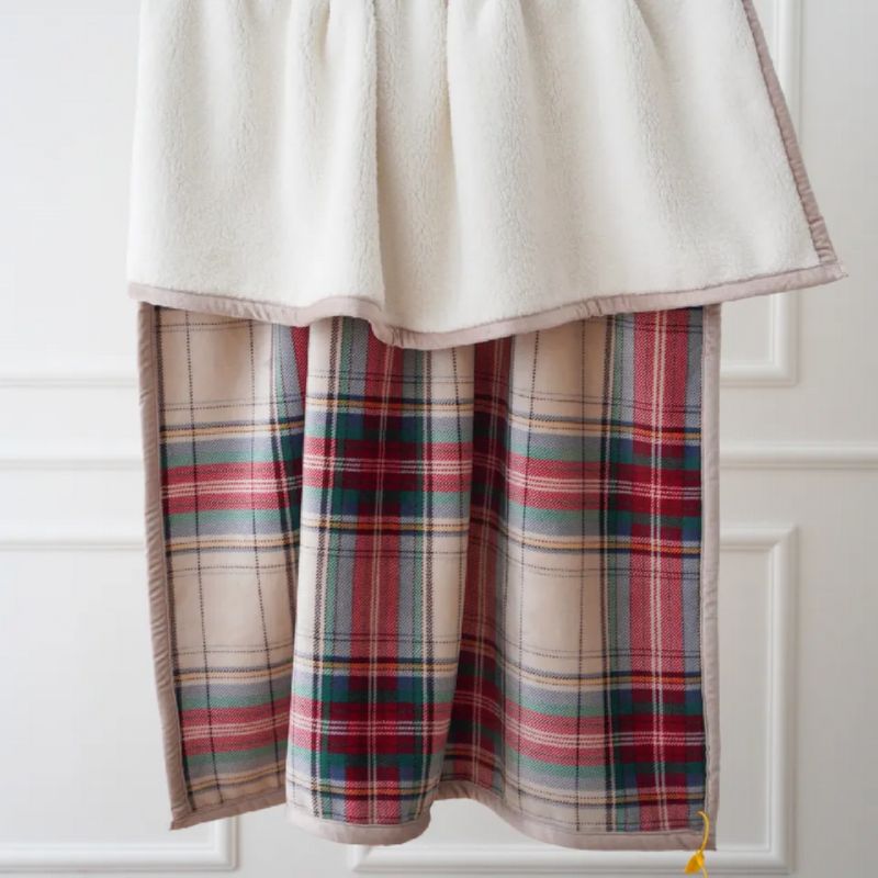 Modern Izgara Sherpa Battaniye