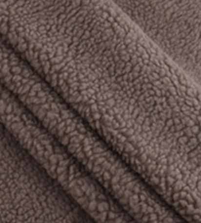 One Side Printing Sherpa Fleece Fabric For Garment in stock