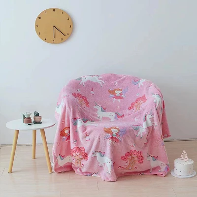 Rainbow Unicorn Magic Baby Blanket