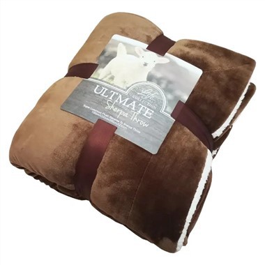 Sıcak Kış İçin Sıcak Sherpa Battaniye