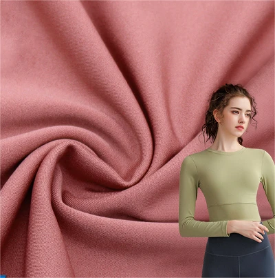 Spor Giyim İçin Yoga Spor Polyester Spandex Kumaş