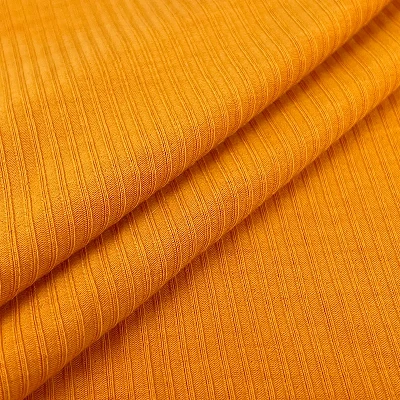 Solid Color Rib Fabric For Sweater