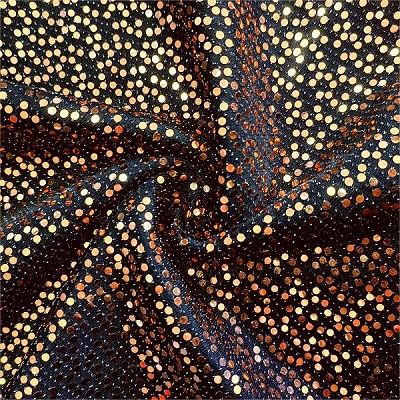 Elastik gloden renk lurex kumaş
